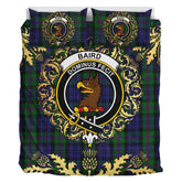 Baird Modern Ver 2 Tartan Crest Bedding Set - Golden Thistle Style